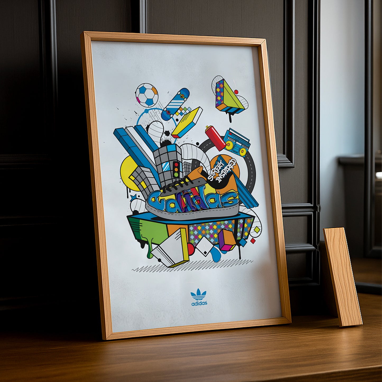 Cadre photo Adidas - Street Inspired