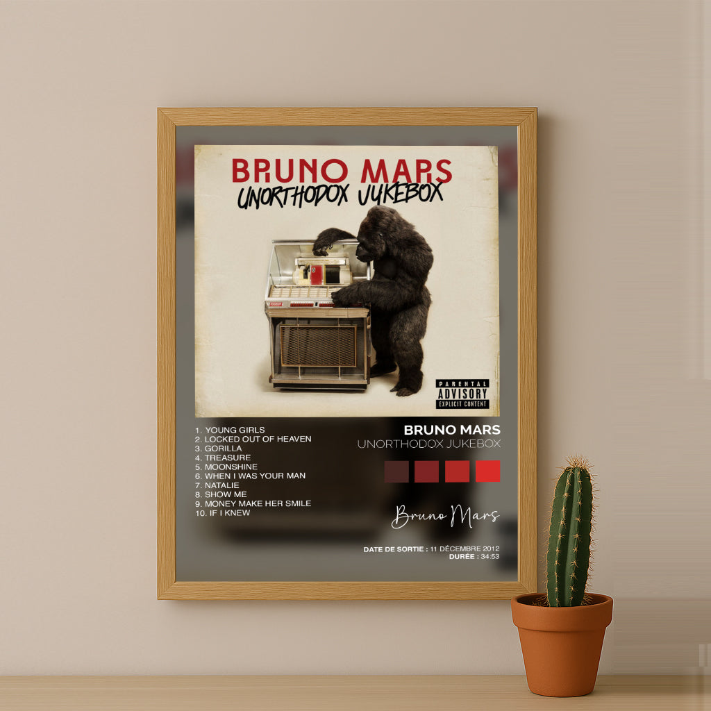 Poster Bruno Mars - Album Unorthodox Jukebox