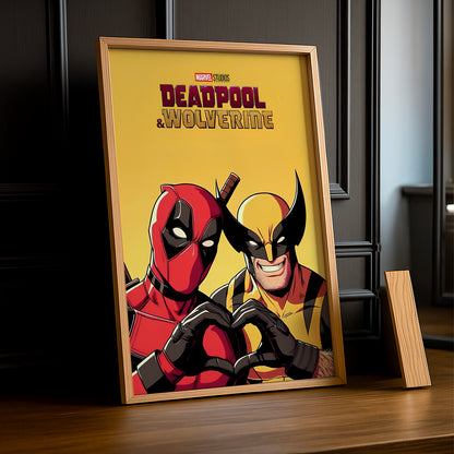 Cadre photo Deadpool & Wolverine Marvel