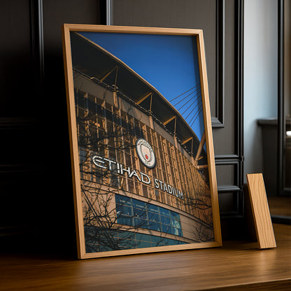 Poster Manchester City - Etihad Stadium City