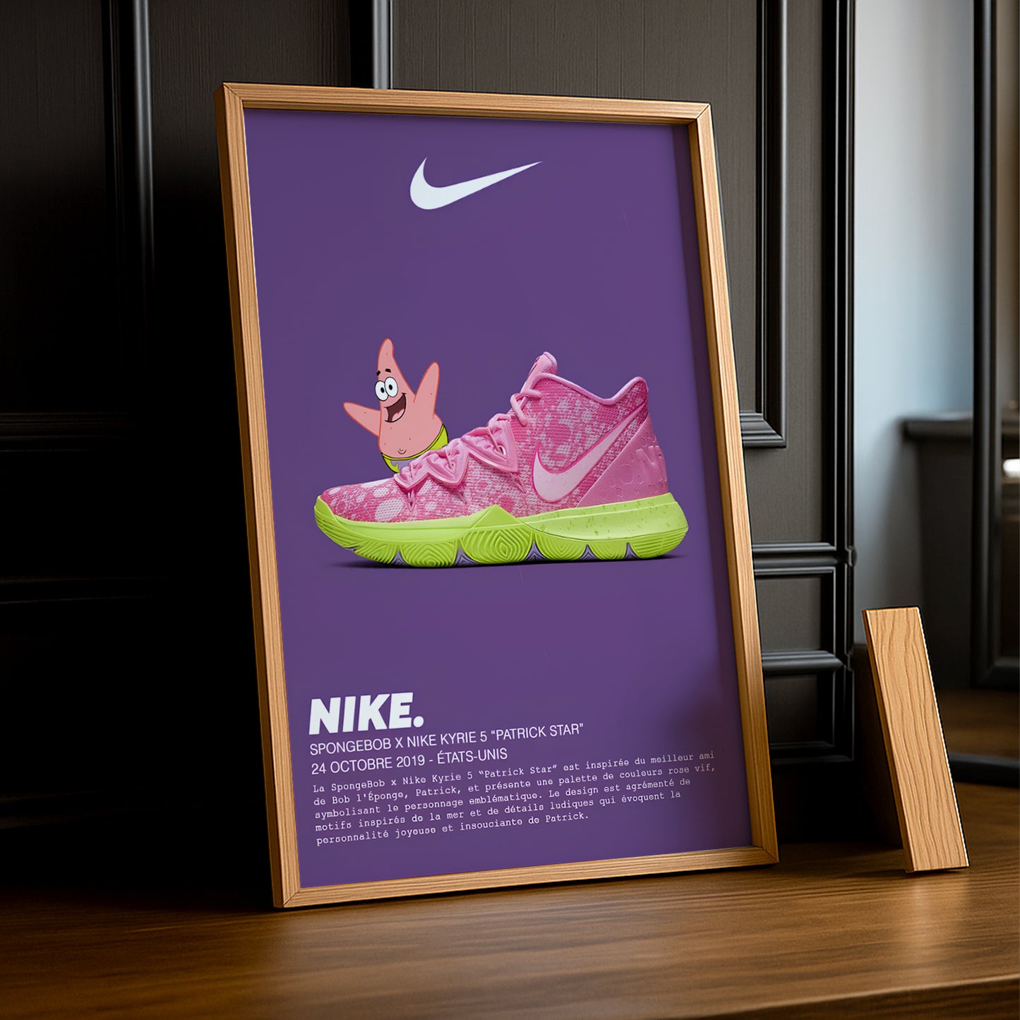 Spongebob x Nike Kyrie 5 Patrick Star Fotorahmen 