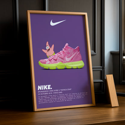 Spongebob x Nike Kyrie 5 Patrick Star Fotorahmen 