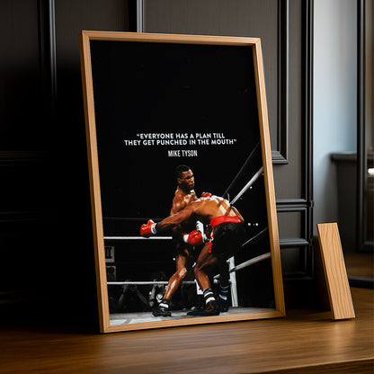 Cadre Photo Boxe - Mike Tyson Punch
