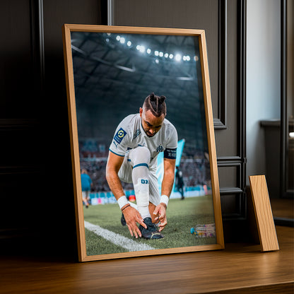 Poster encadrée Olympique de Marseille - Dimitri Payet