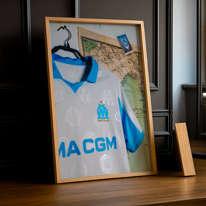Cadre photo - Maillot Olympique de Marseille 2026
