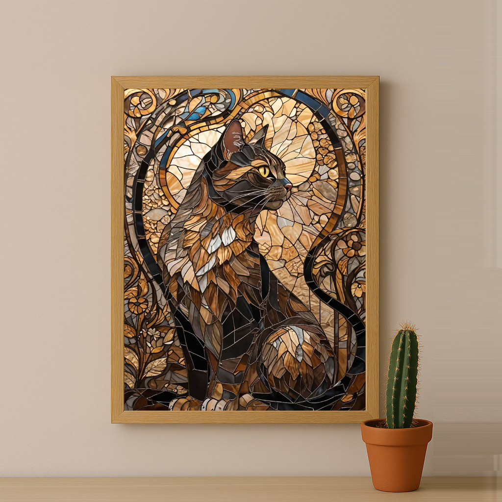Cadre photo Cat Art
