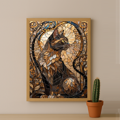 Cadre photo Cat Art