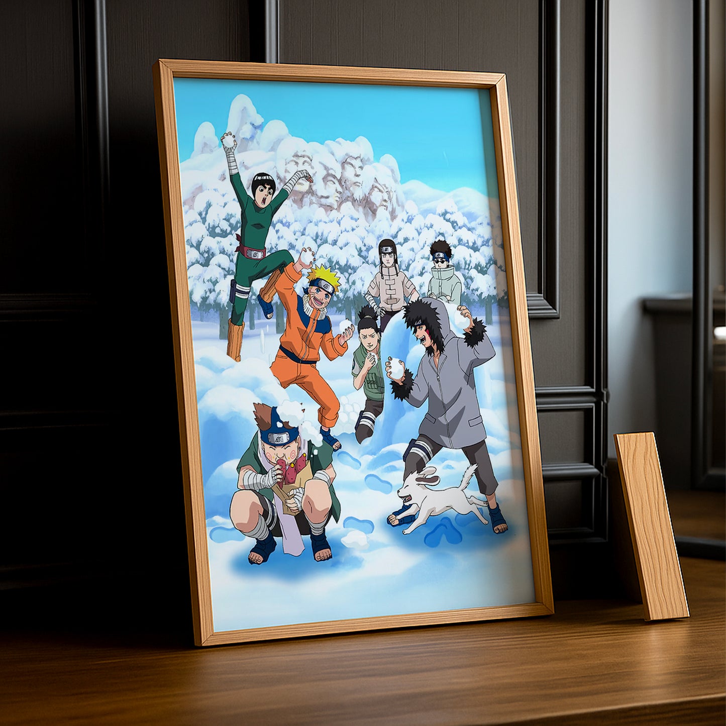 Cadre Photo Naruto - Snowball Fight