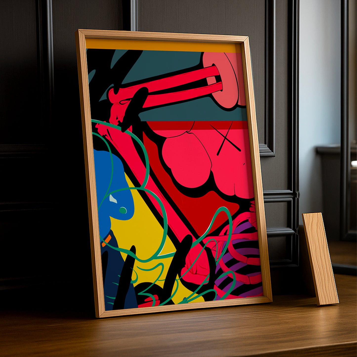 Poster Kaws illustration