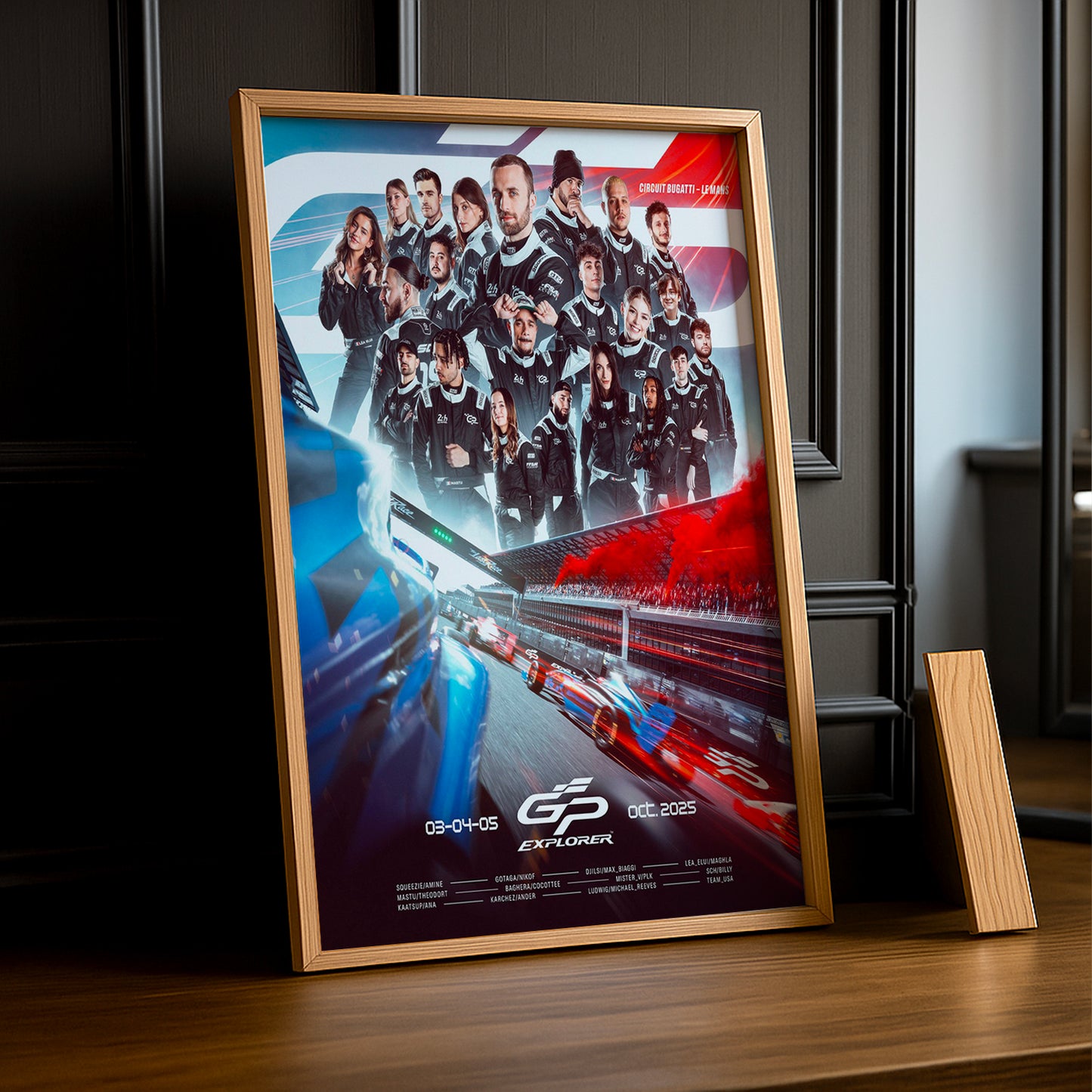 Cadre Photo GP Explorer The Last Race Squeezie