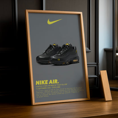Cadre photo Corteiz x Nike Air Max 95 Tour Yellow