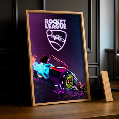 Cadre Photo Rocket League - Purple