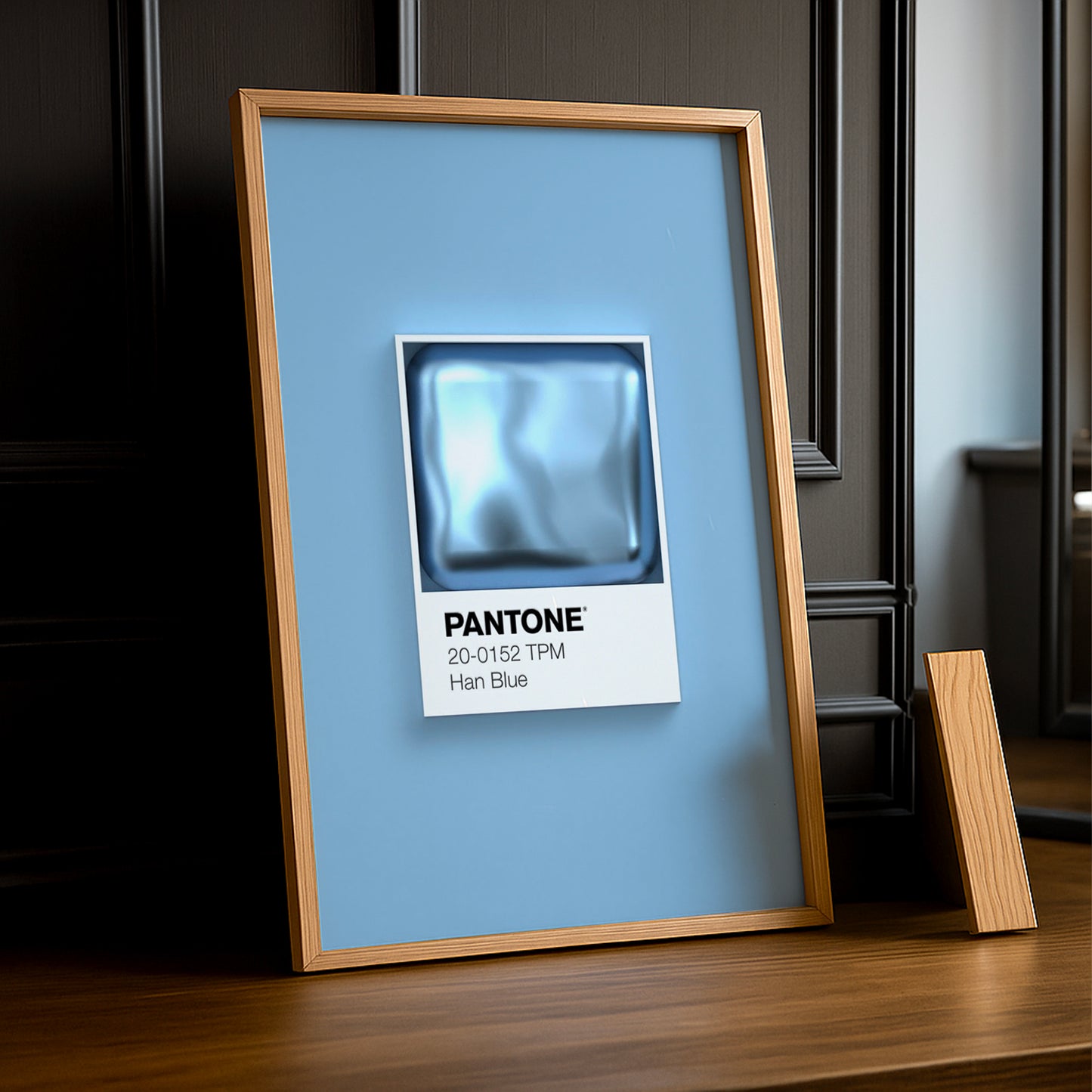 Cadre Photo Pantone Étiquette - Han Blue