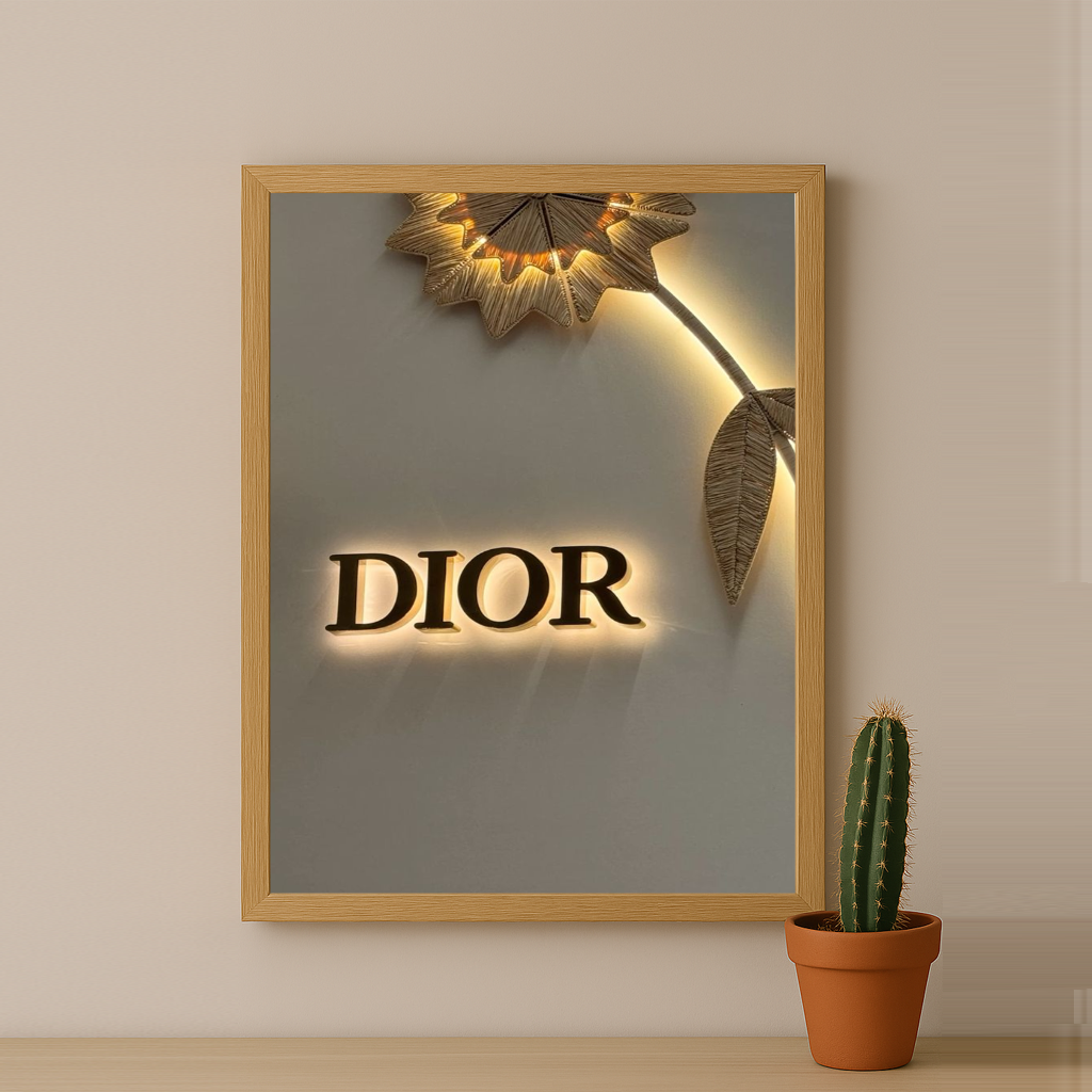 Cadre photo Dior Gold