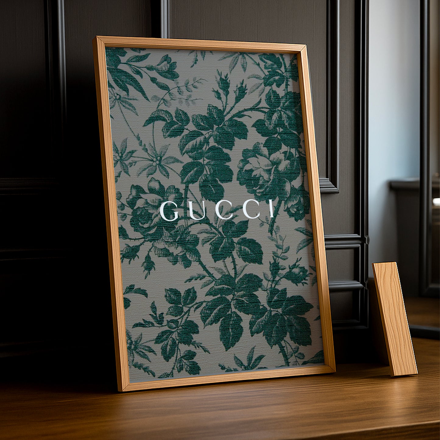 Cadre Photo Gucci - Tapisserie vert