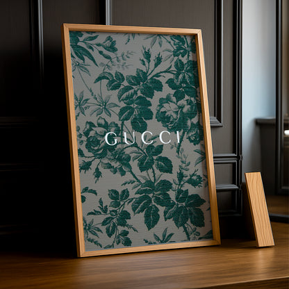 Cadre Photo Gucci - Tapisserie vert
