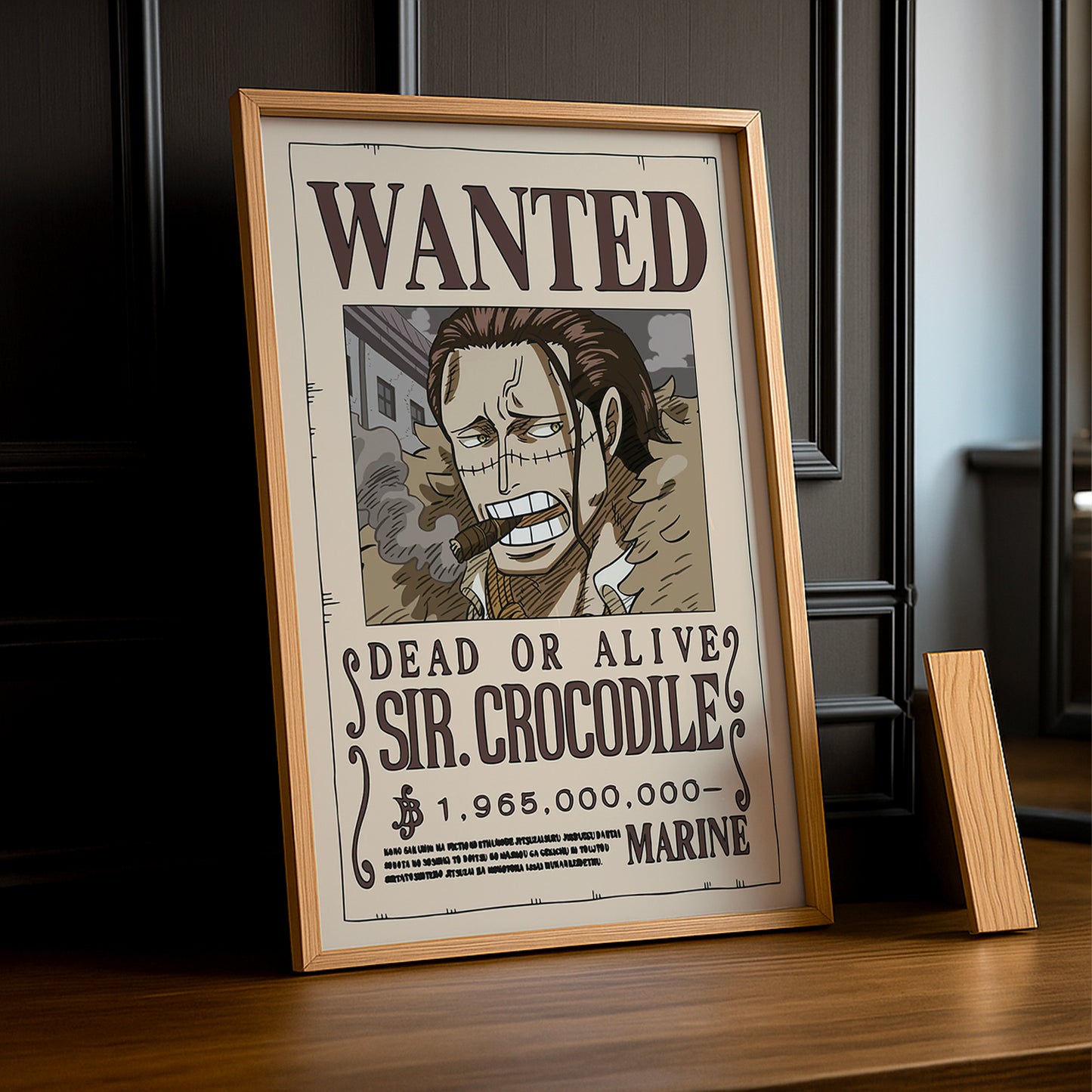 Cadre photo One Piece - Wanted Sir Crocodile