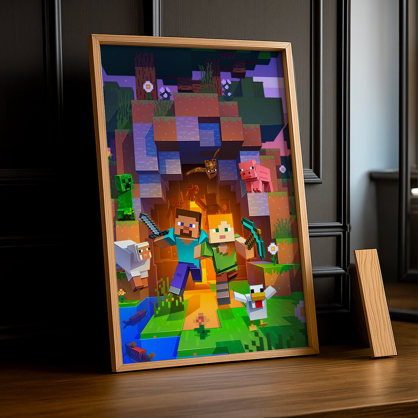 Cadre photo Minecraft