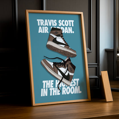 Cadre photo Air Jordan Travis Scott The Highest in the room