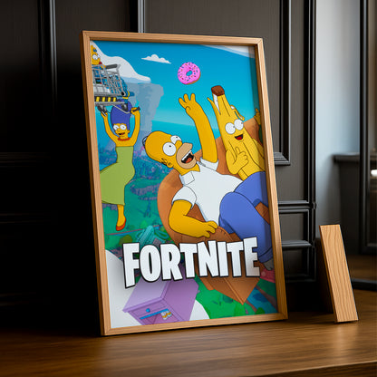 Cadre Photo Fortnite x Simpsons