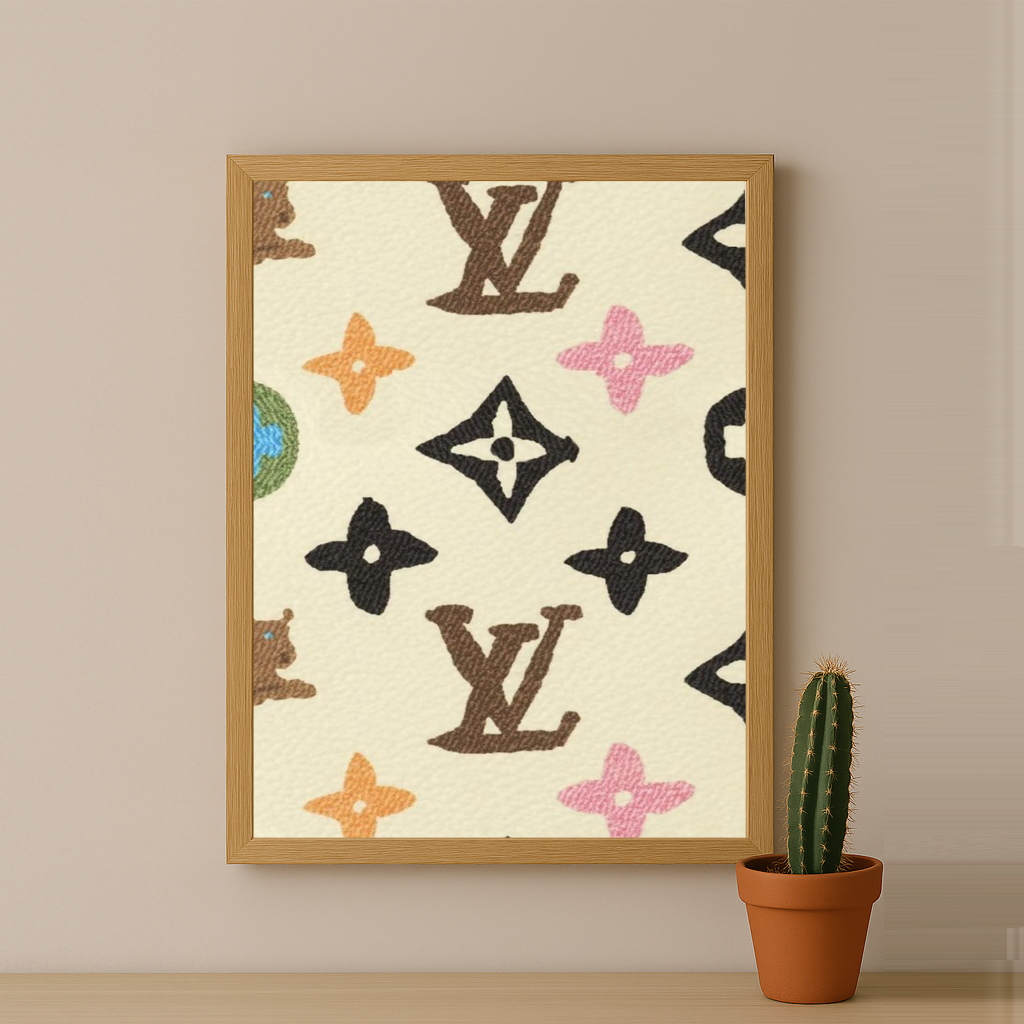 Cadre photo Louis Vuitton multi-couleurs