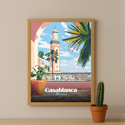 Casablanca Maroc - Poster