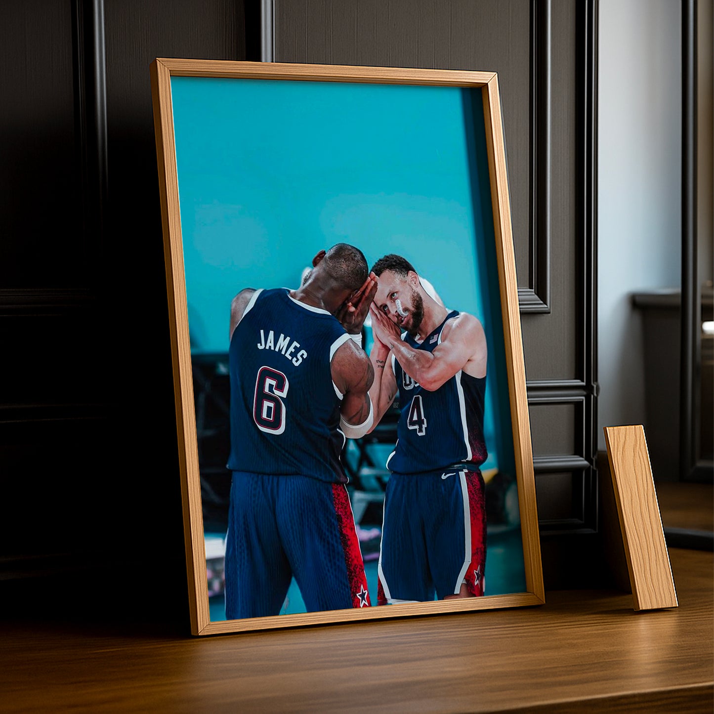 Cadre photo NBA - James x Curry