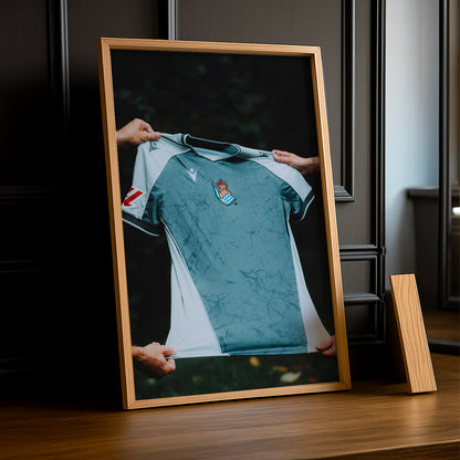 Cadre photo - Maillot Real Sociedad 25-26