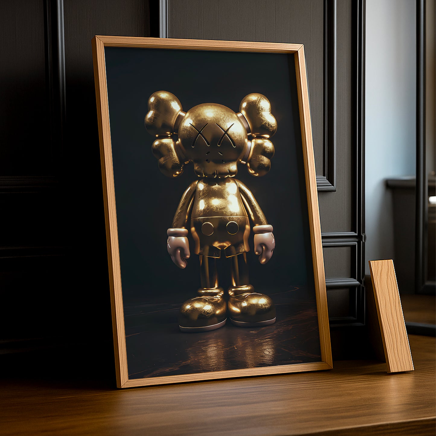 Cadre photo Kaws - Golden Companion