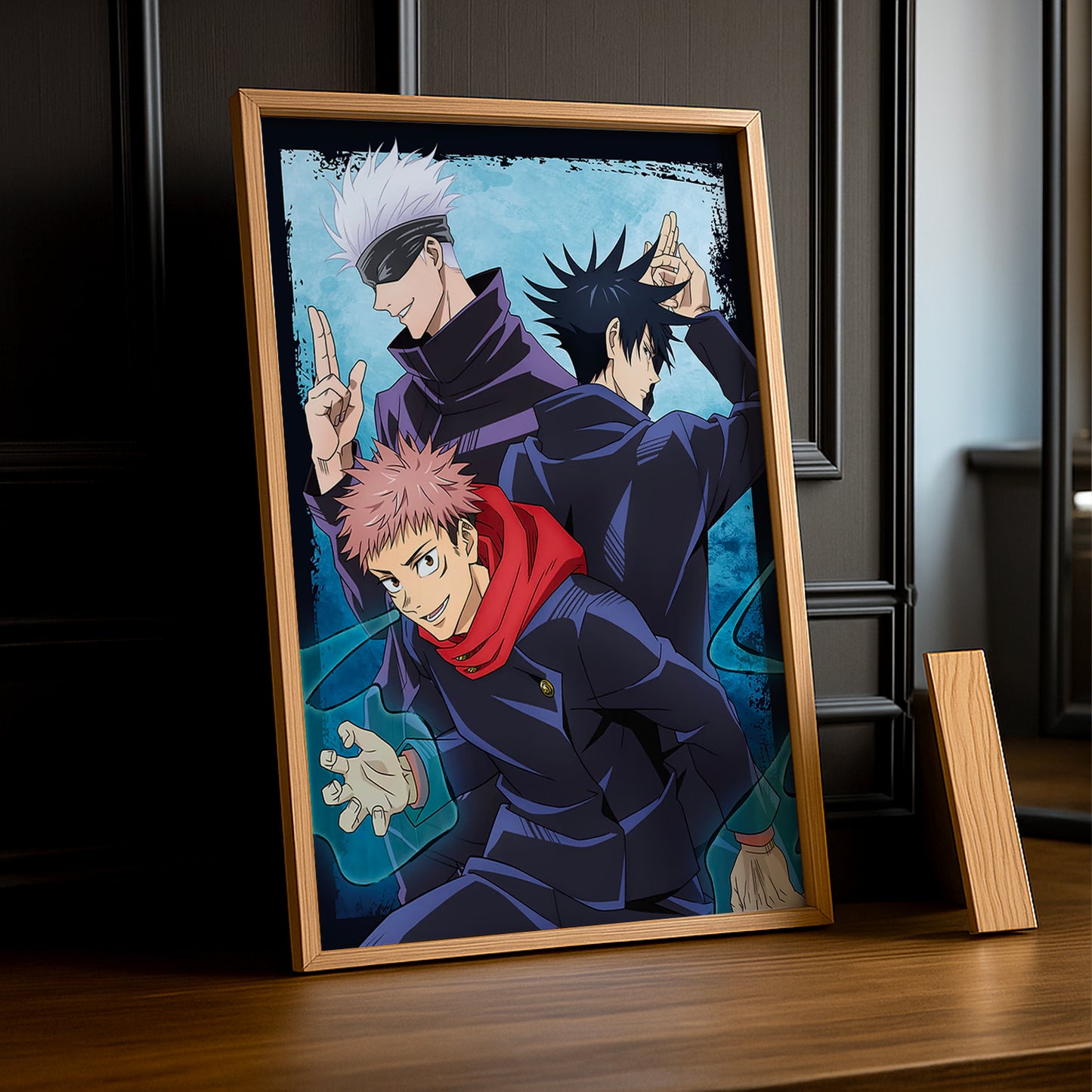 Cadre Photo Jujutsu Kaisen - Group Itadori, Fushiguro, Gojo