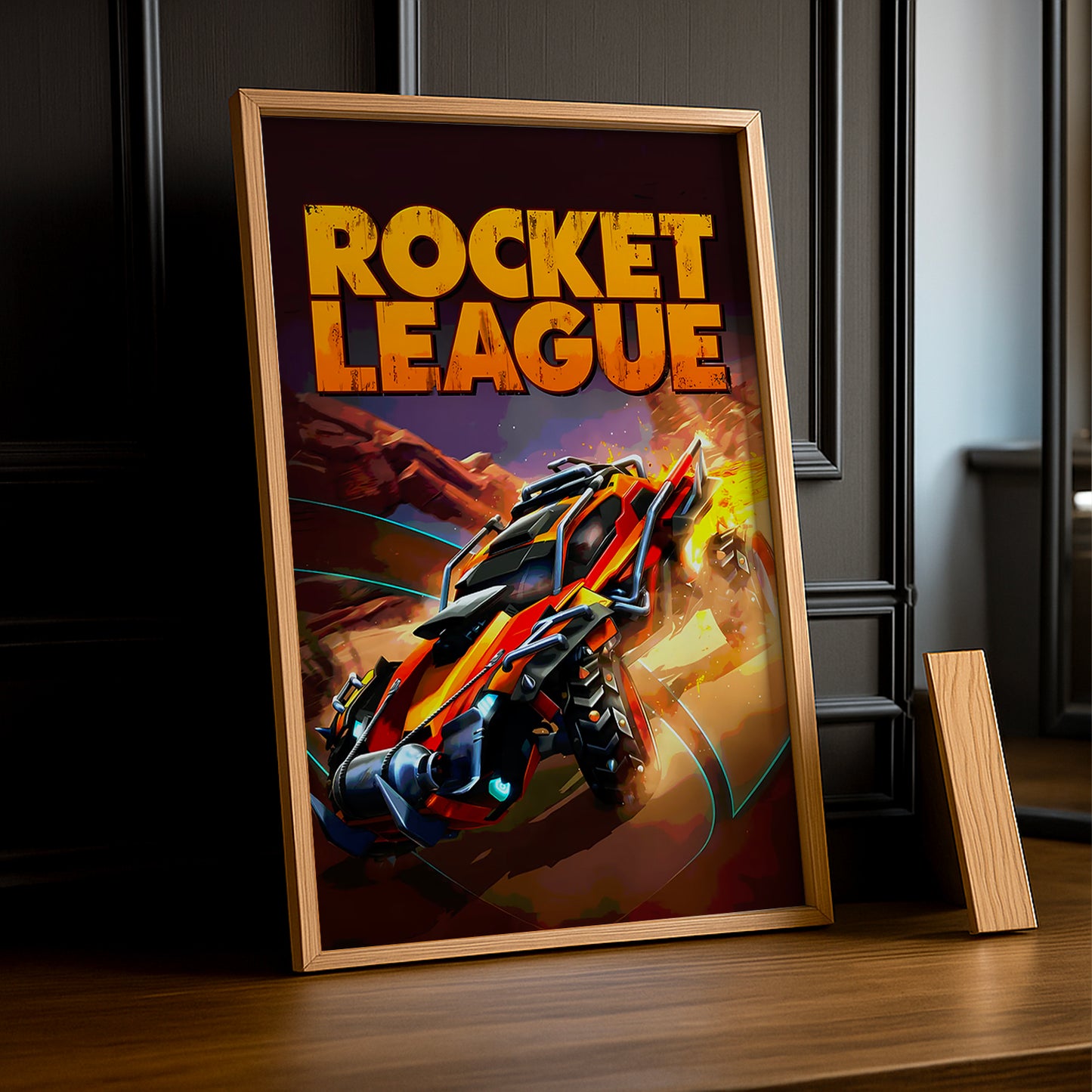 Cadre Photo Rocket League - Orange
