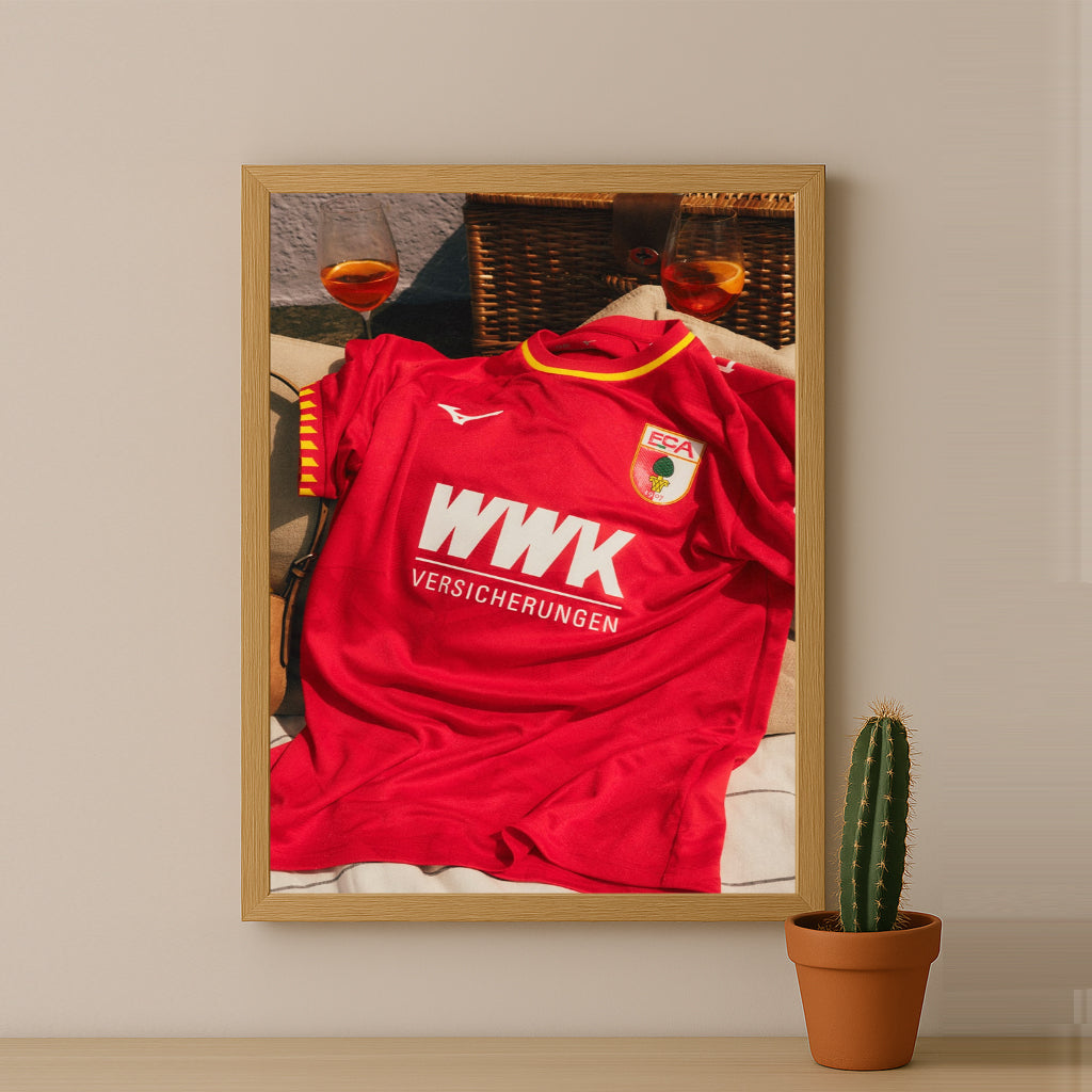 Poster Maillot Football - Augsburg Kit 25-26