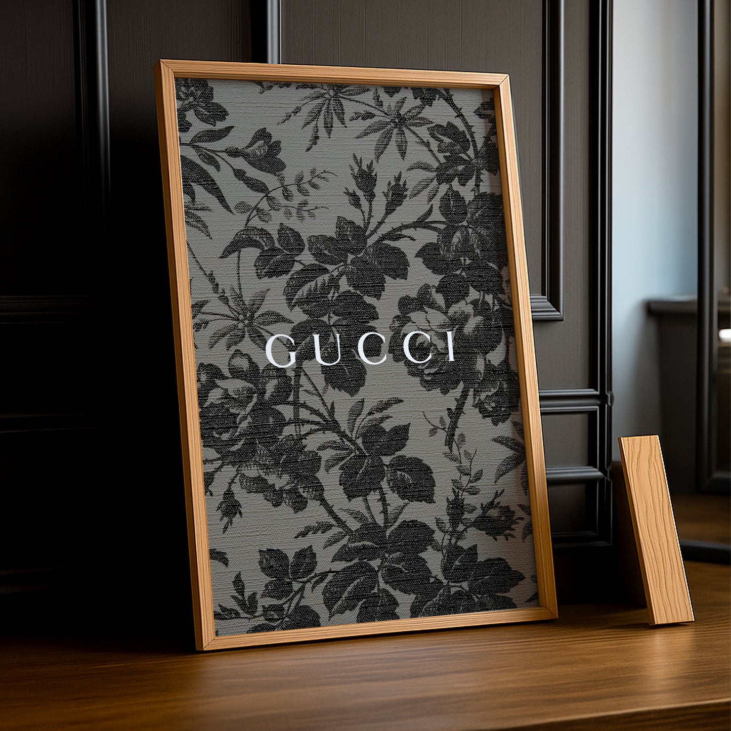 Cadre Photo Gucci - Tapisserie noir