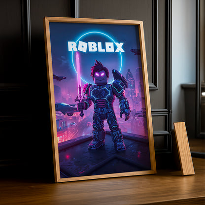 Cadre Photo Roblox - Blue & Pink