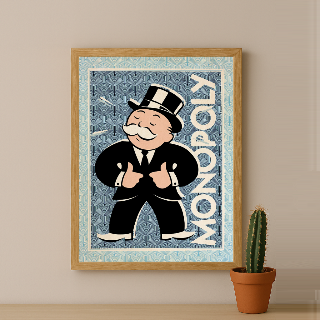 Monopoly Bleu - Poster