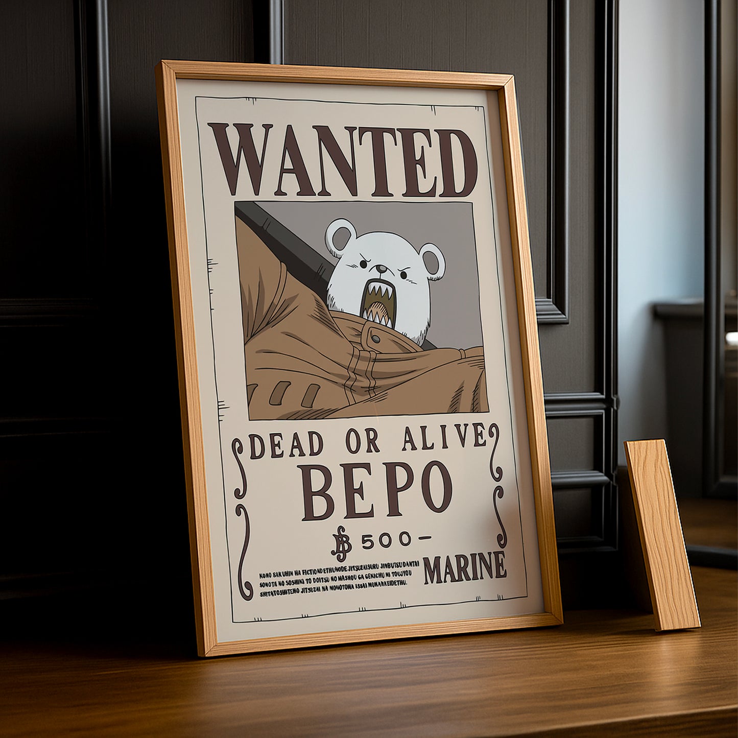 Cadre photo One Piece - Wanted Bepo