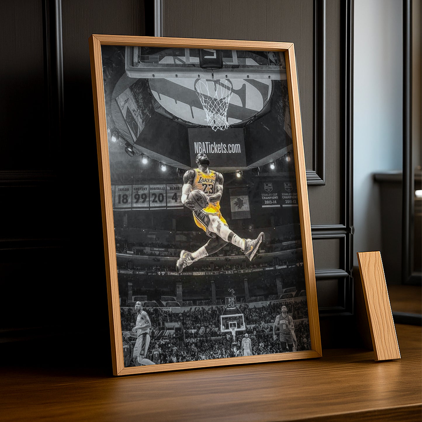 Cadre photo NBA - Lebron James Dunk