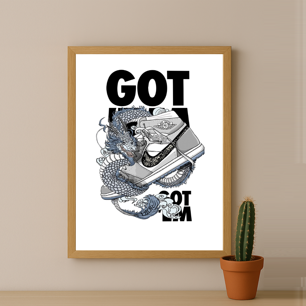 Poster Nike Air Jordan 1 High x Dior Got'Em