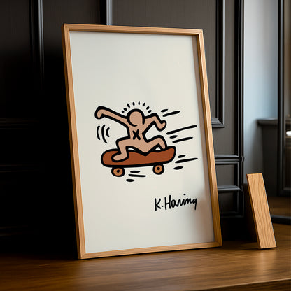 Cadre photo Keith Haring