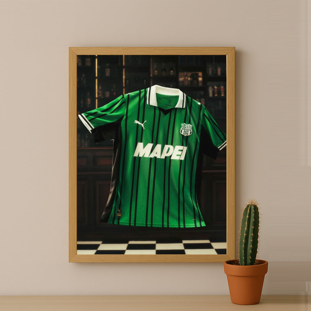 Poster Maillot Football - Sassuolo Kit 25-26