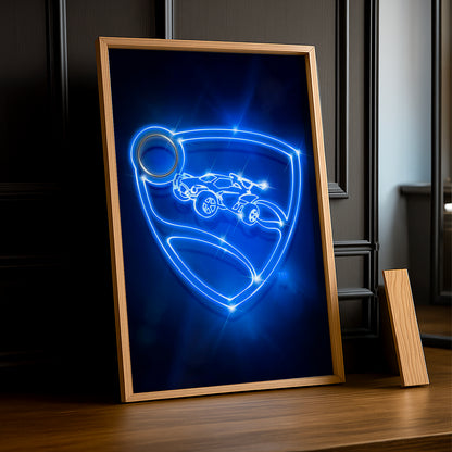 Cadre Photo Rocket League - Blue Logo
