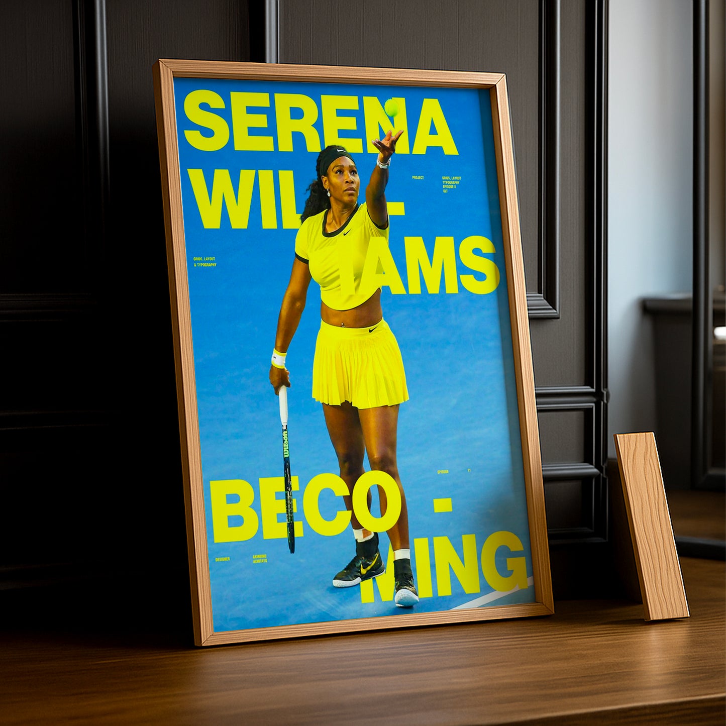Cadre photo Tennis - Serena Williams