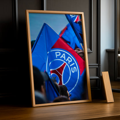 Cadre Photo Paris Saint-Germain - Drapeau