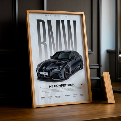 Cadre photo BMW M3 Competition