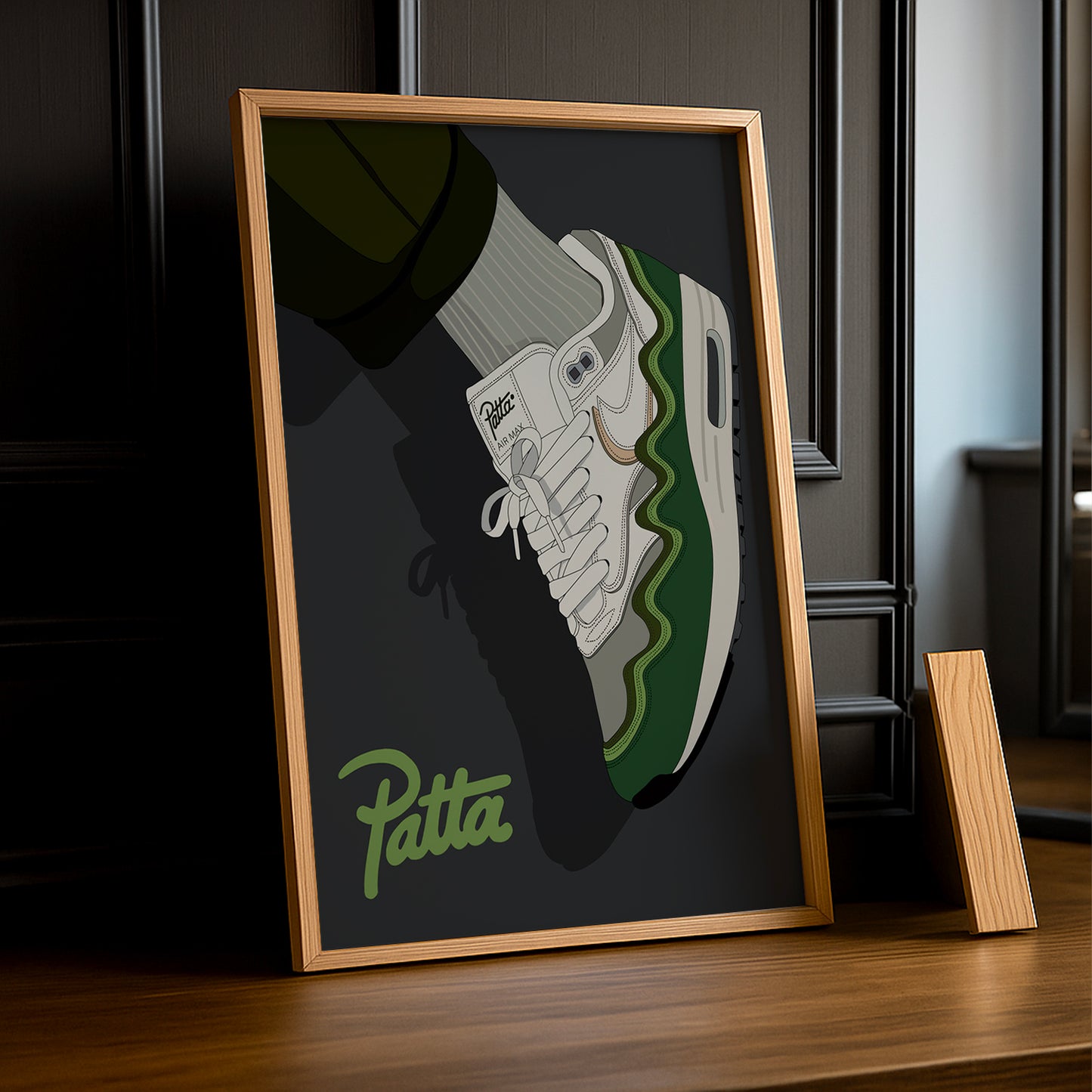 Cadre photo Nike Air Max Patta vert