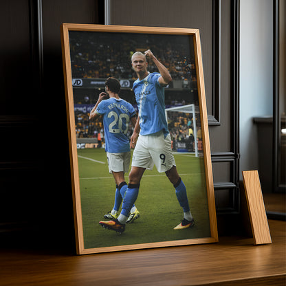 Poster Manchester City - Erling Haaland