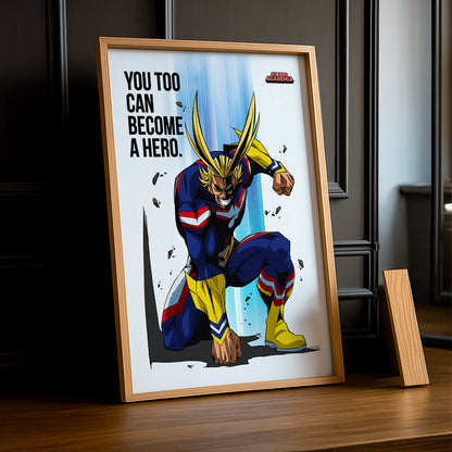 Cadre Photo My Hero Academia - All Might