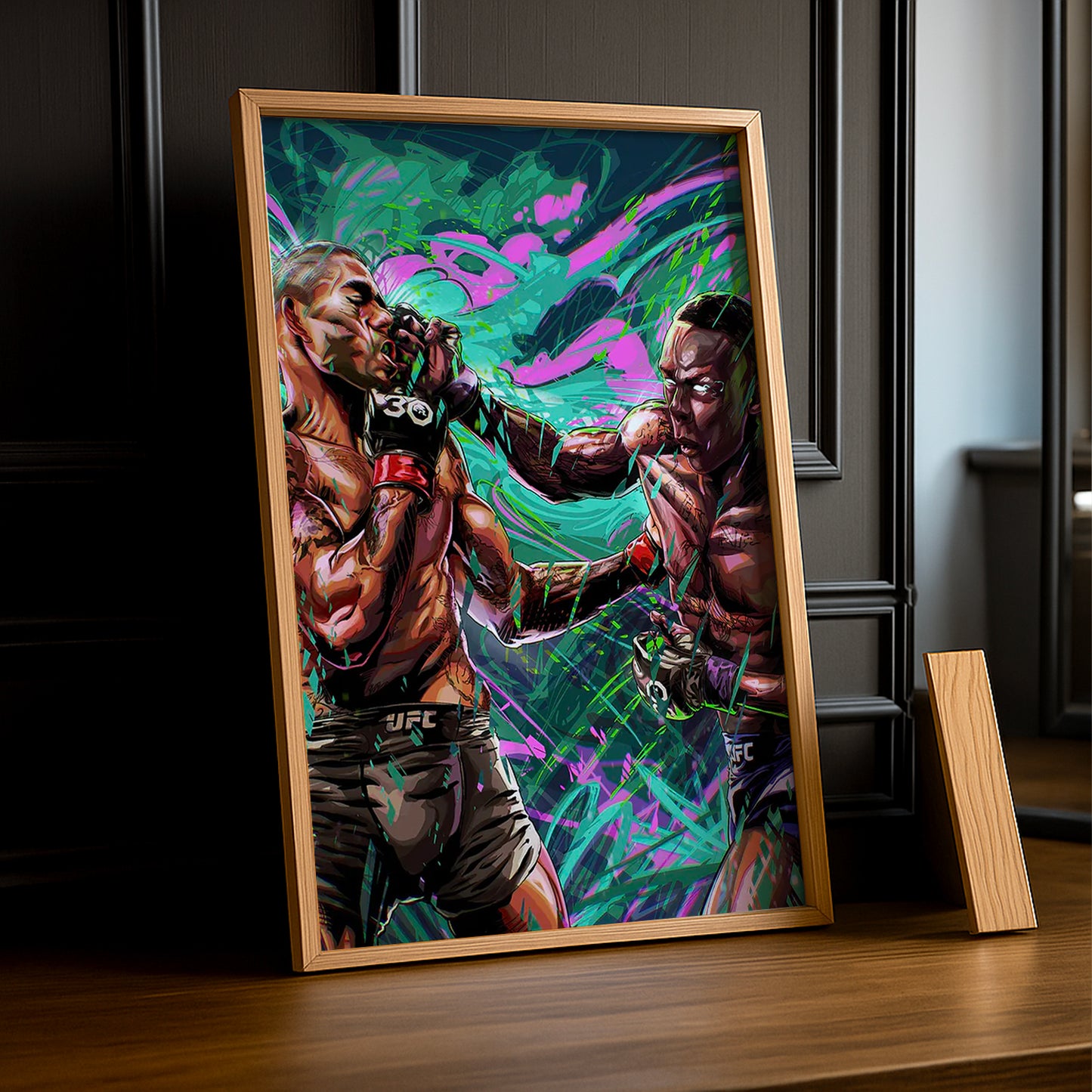 Cadre photo UFC - Perreira vs Adesanya