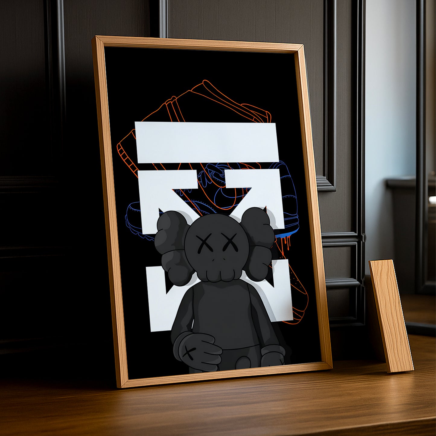 Cadre photo Off-White x Kaws