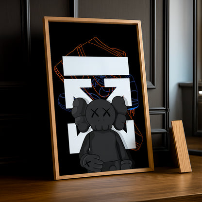 Cadre photo Off-White x Kaws